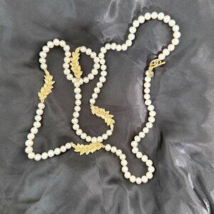 Mignon Faget Jasmine Freshwater Pearl Station Necklace